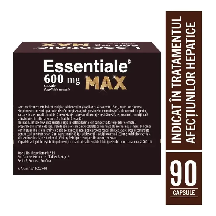 Essentiale MAX, 600 mg, 2x90 Kapseln, Sanofi