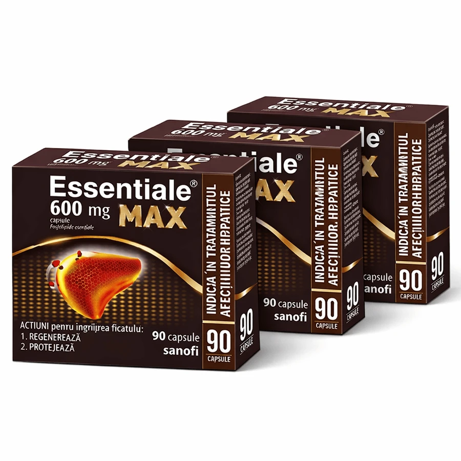 Essentiale MAX, 600 mg, 3x90 Kapseln, Sanofi