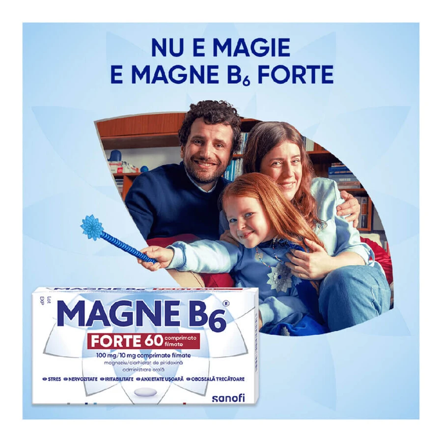 Magne B6 Forte 100 mg/10 mg, 3 × 60 Filmtabletten