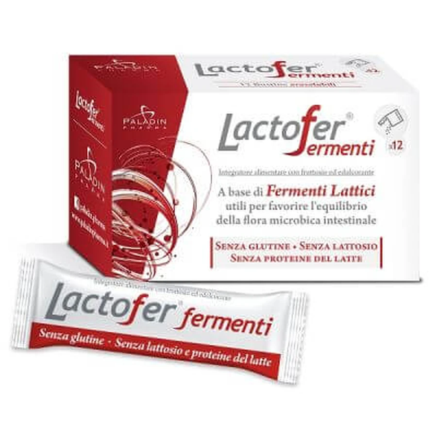Lactofer Fermenty 12 saszetek rozpuszczalnych w wodzie: ceny i cechy