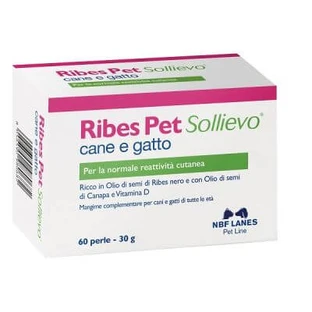 Ribes pet alivio ampolla 60 perlas