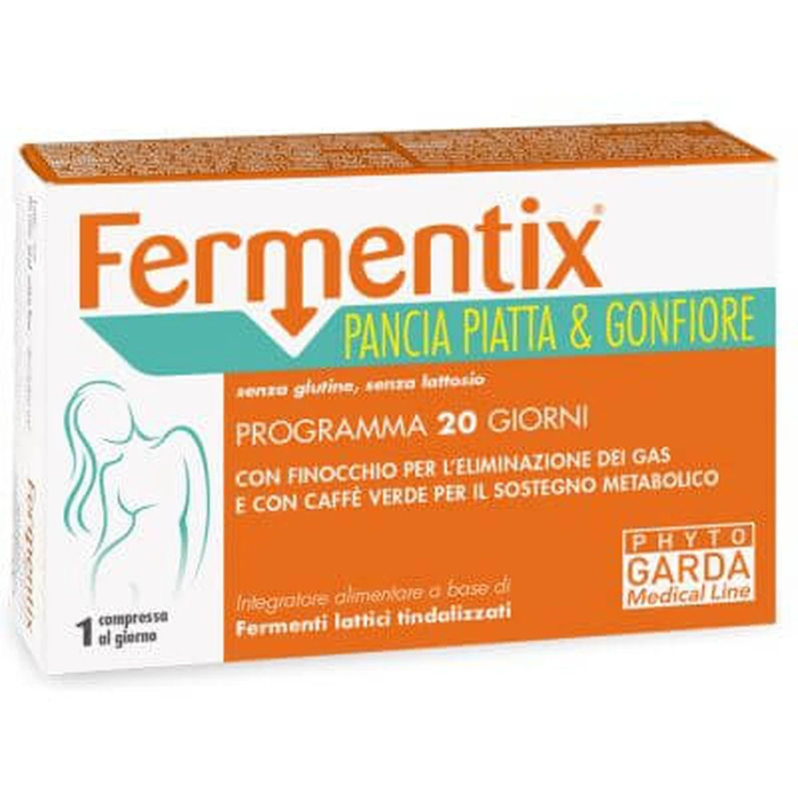 Fermentix flat stomach and bloating 20 tablets
