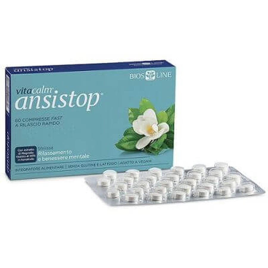 Vitacalm ansistop 60 tabletten