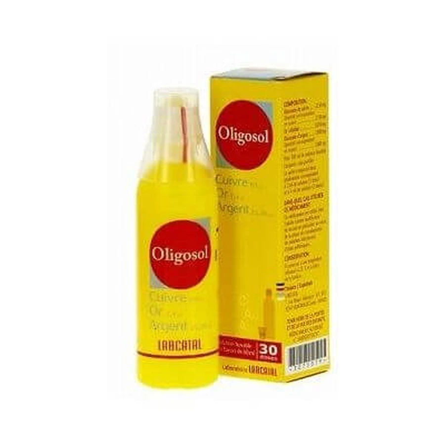 Labcatal nutrition cuivre argent or gouttes 60 ml