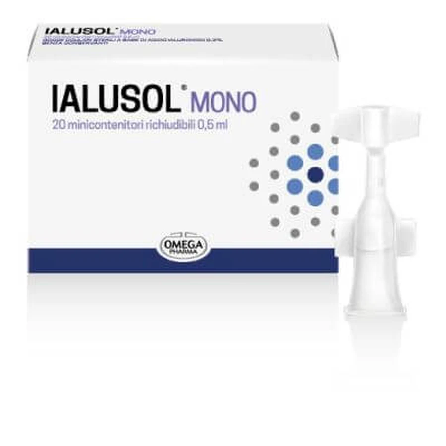 Ialusol mono eye drops 20 vials 0.5 ml