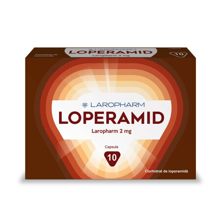 Loperamid, 2 mg, 10 Kapseln, Laropharm