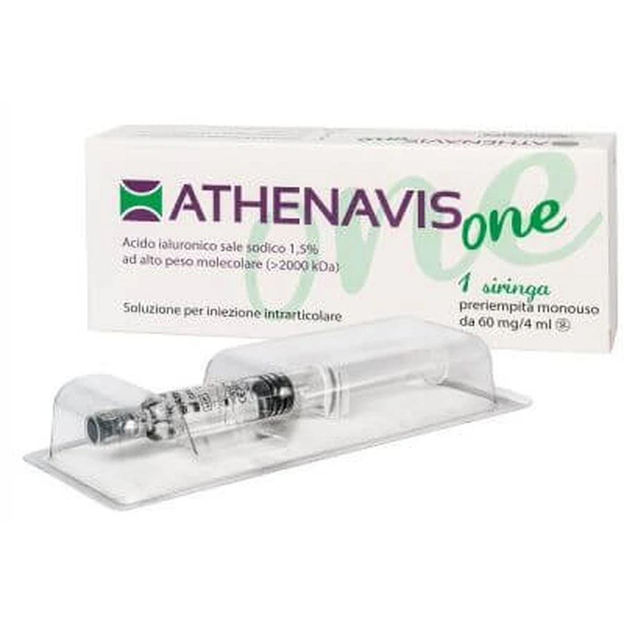 Seringue intra-articulaire athenavis one acide hyaluronique 1,5% 4 ml