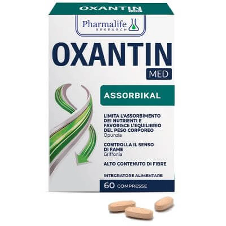 Oxantin med absorptionkal 60 tablets