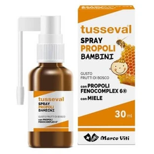 Tusseval spray à la propolis pour la gorge des enfants 30 ml