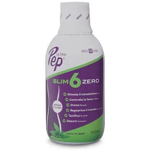 Ultra pep slim 6 zero grüner Tee 500 ml biosline