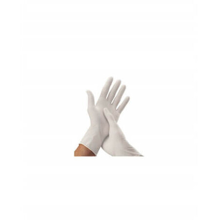 Manusi de examinare latex Top Glove, marimea M, Roval Med