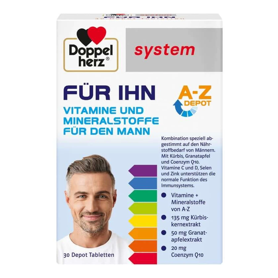 Doppelherz VOOR HEM 30 stuks.