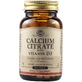 Calciumcitraat met vitamine D3, 60 tabletten, Solgar