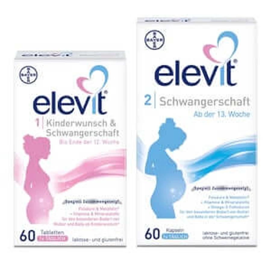 Elevit 1 60 St. + Elevit 2 60 St. 1 St