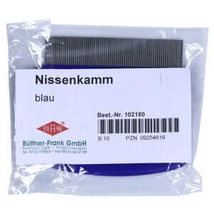 Netenkam metaal blauw handvat 1 st