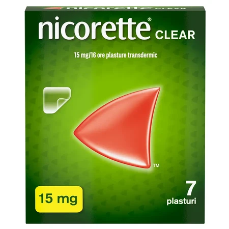 Nicorette Clear 15mg, 7 patches, Mcneil