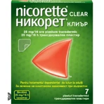 Nicorette® Clear Transdermal Patch 25 mg/16 h, 7 patches, Johnson & Johnson