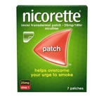 Nicorette® Clear Transdermal Patch 25 mg/16 h, 7 patches, Johnson & Johnson