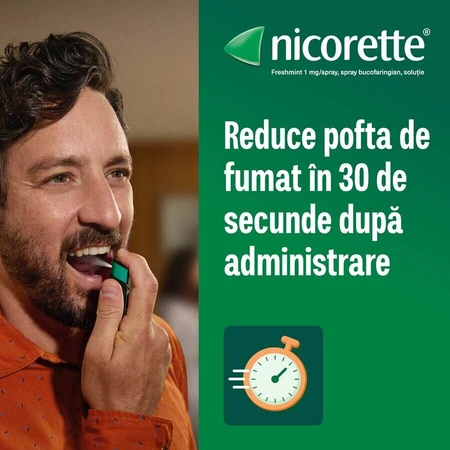 Nicorette Freshmint Spray, 13,2 ml, Mcneil