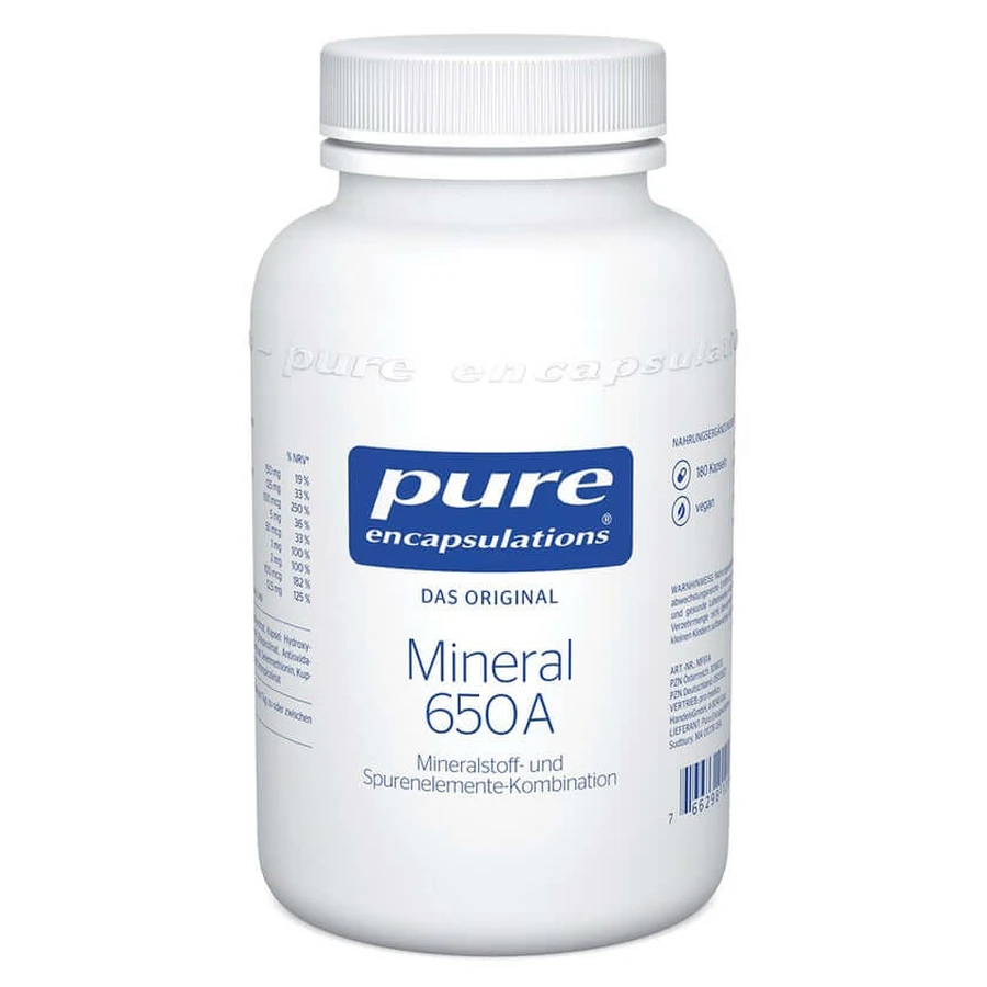 pure encapsulations Mineraal 650A 180 St
