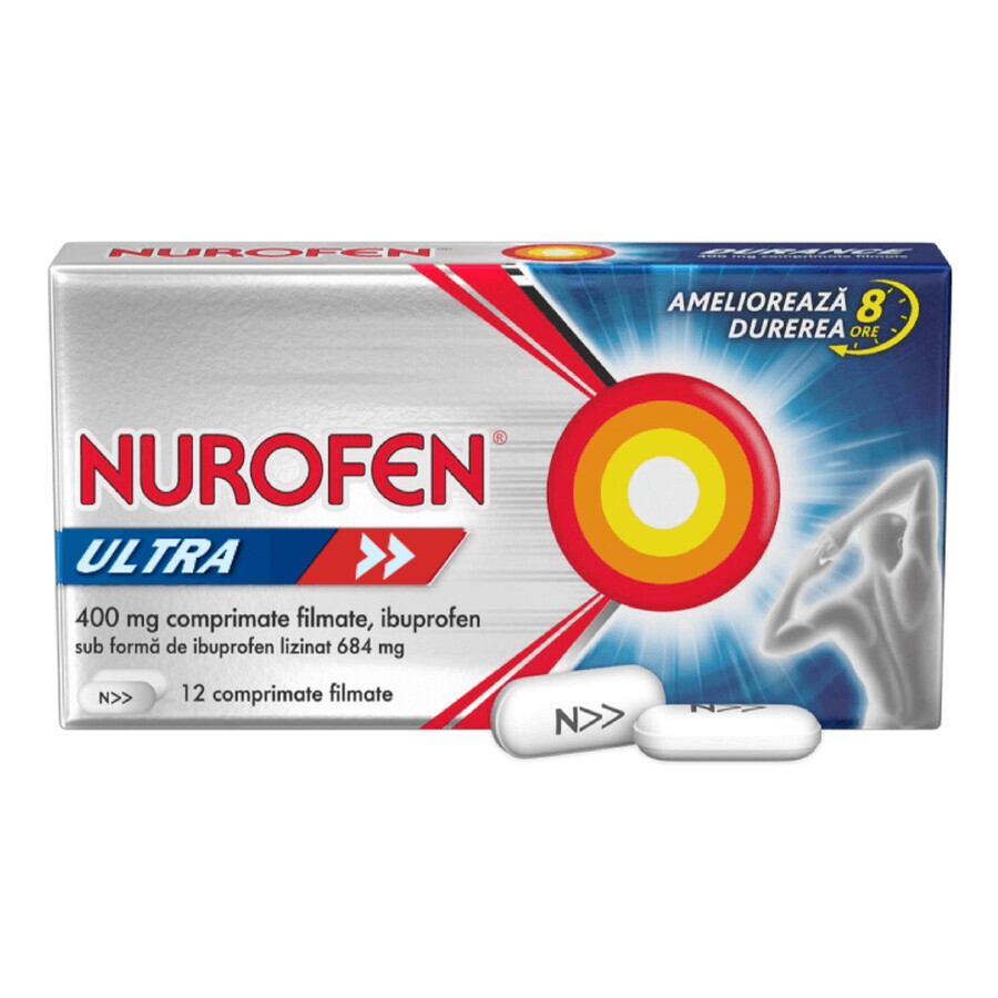 Nurofen Ultra 400 mg, 12 Filmtabletten, Reckitt Benkiser Healthcare