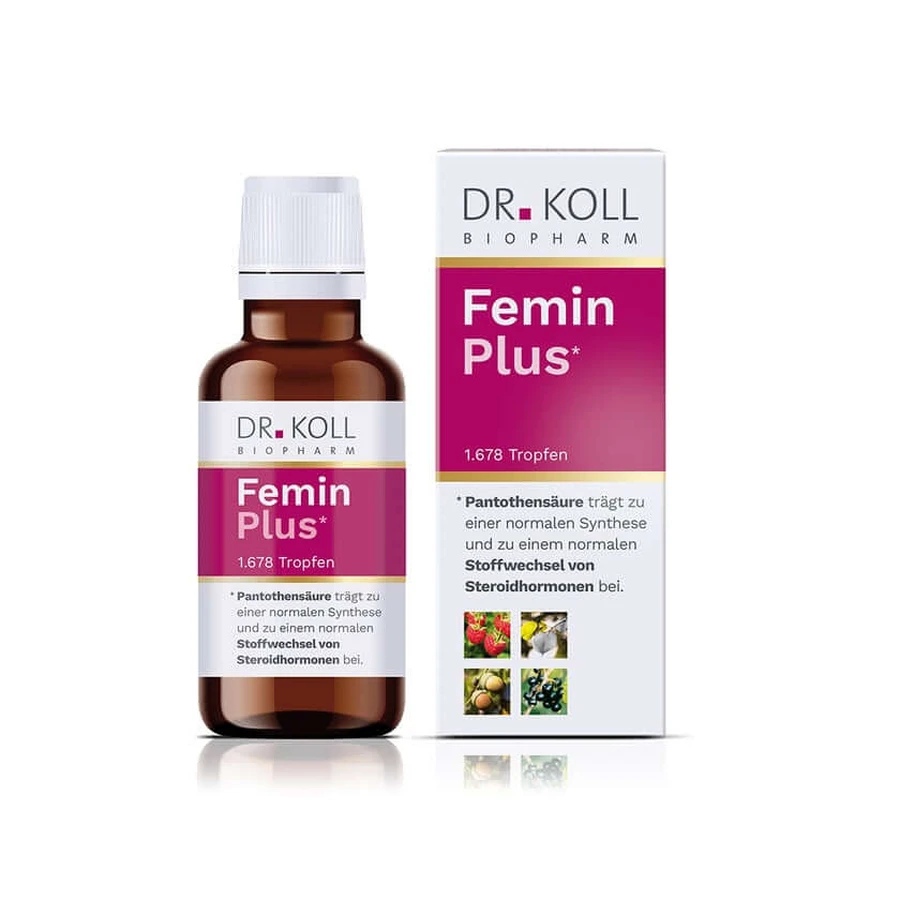 Femin Plus Dr.Koll Gemmo Complex Raspberry Vit.B12 Drops 50 ml