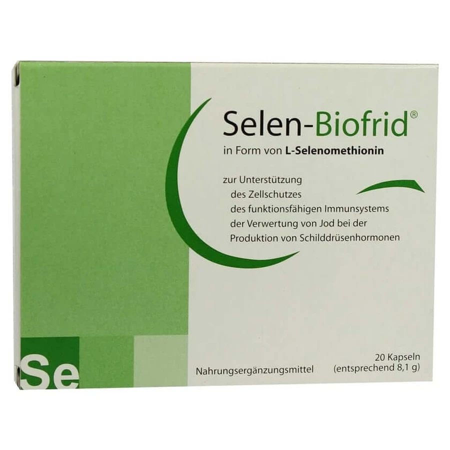 Selenio Biofrid Cápsulas 20 Cápsulas