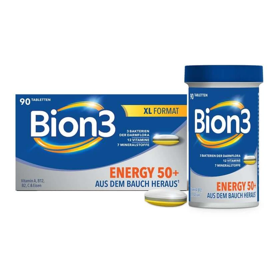 Bion3 50+ Multivitamínico Energético 90 St