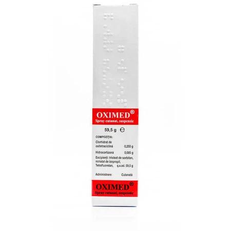 Oximed cutaneous spray, 59.5 g, Mebra