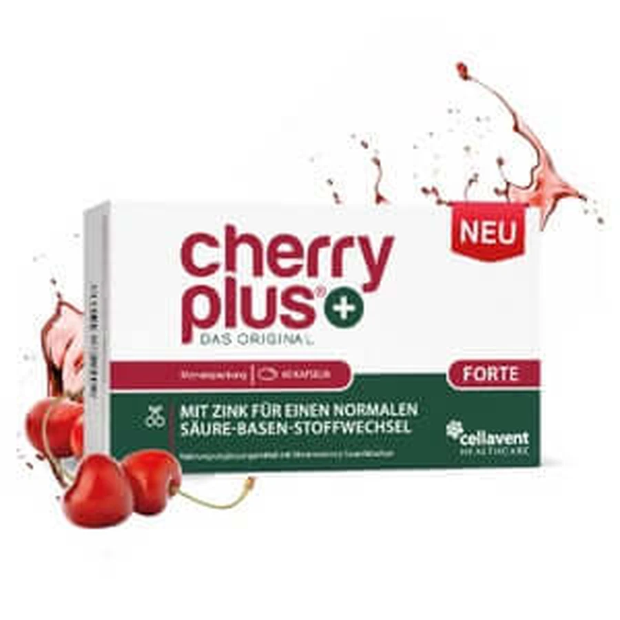 Cherry Plus Forte 43mg polifenoles 6mg zinc cápsula blanda 60 uds.