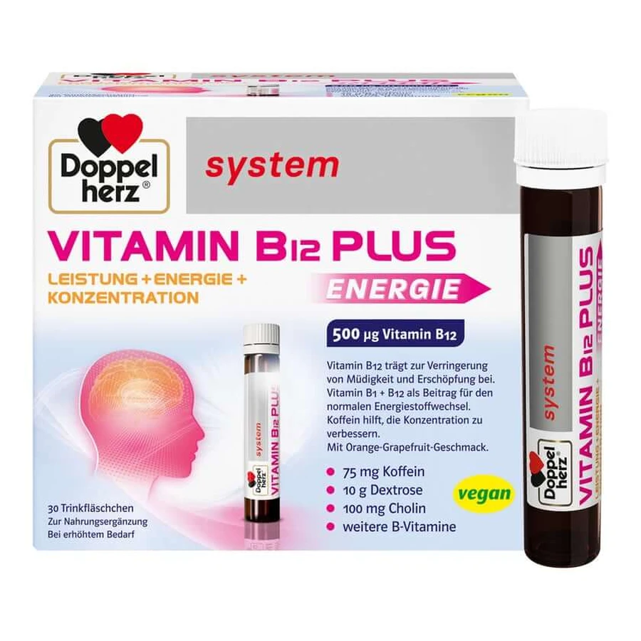 Sistema Doppelherz Vitamina B12 Plus Performance + Energia + Concentrazione 30X25 ml