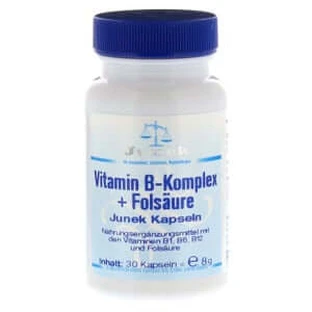 Vitamin B Complex+folic acid Junek Capsules 30 Capsules