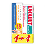 Pachet Gel analgezic Dolorgiet, 100 ml +  Pastă de dinți Lacalut Sensitive, 75 ml, Zdrovit