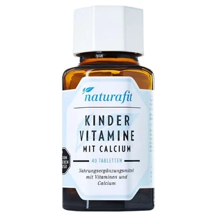 Naturafit kindervitaminen M.calcium Lutsc 40 St