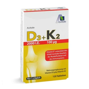 Vitamina D3+K2 2000 U.I. 120 St.