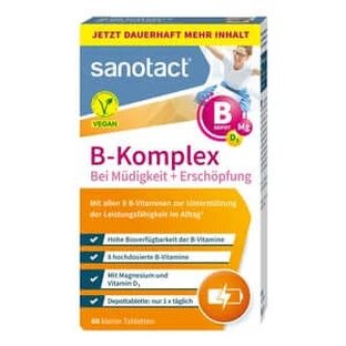 Sanotact B-complex na zmęczenie+wyczerpanie Tabl. 60 St.