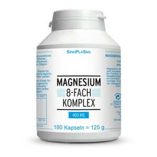 Magnesium 8fach Komplex 400 mg Kapseln 180 St