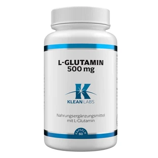 Klean Labs L-Glutamine 500 mg 60 stuks.