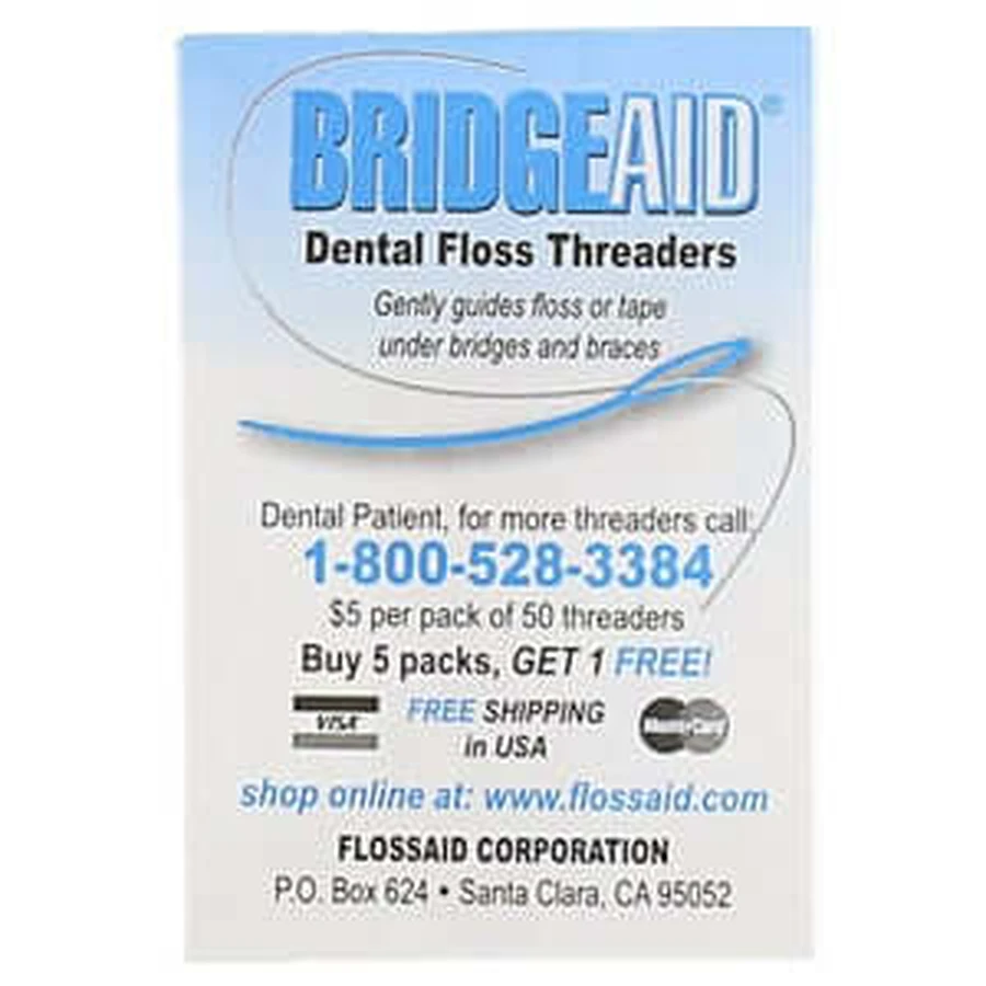 Bridge Aid enfileur de fil dentaire 10 pcs