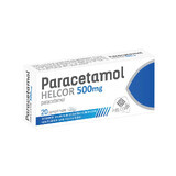 Paracetamol 500 mg, 20 Tabletten, Helcor