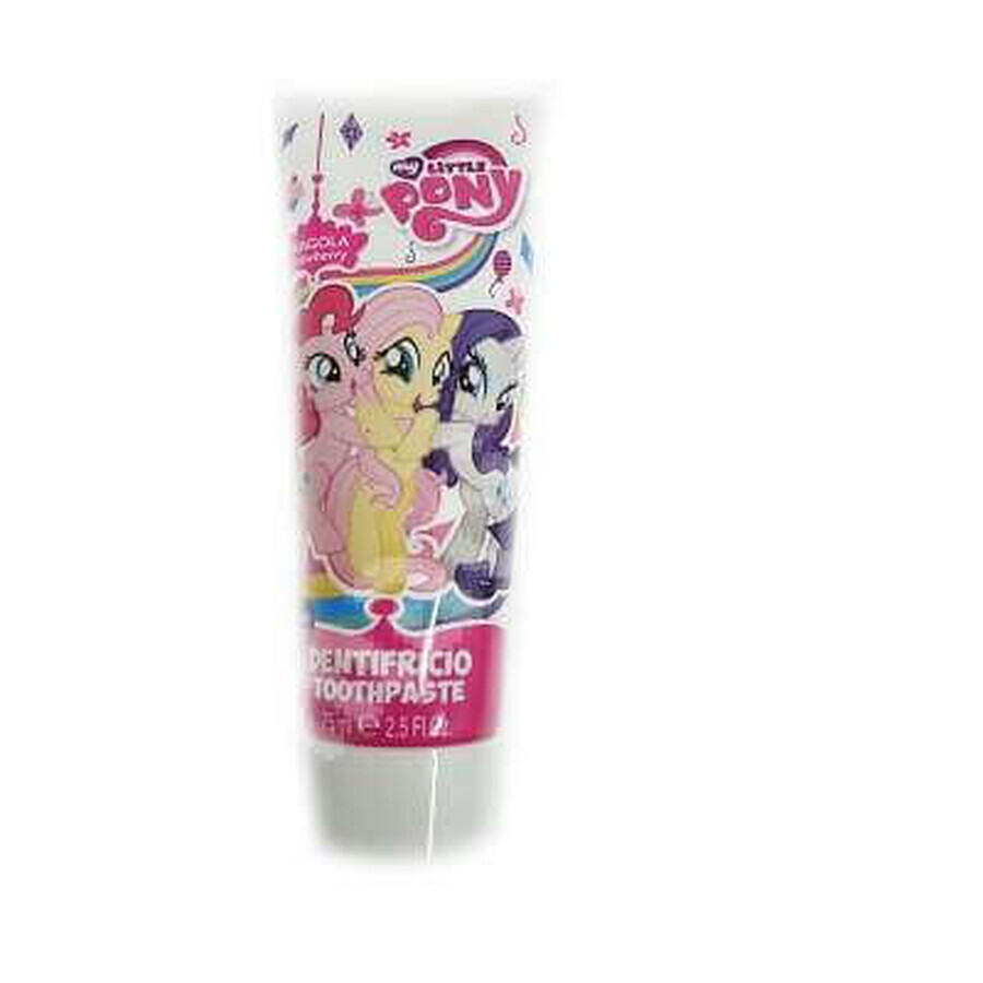 Pasta de dinti cu gust de capsune, My Little Pony, 75 ml, Dentifrico