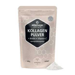 Colágeno en polvo + biotina + vitamina C 480 g