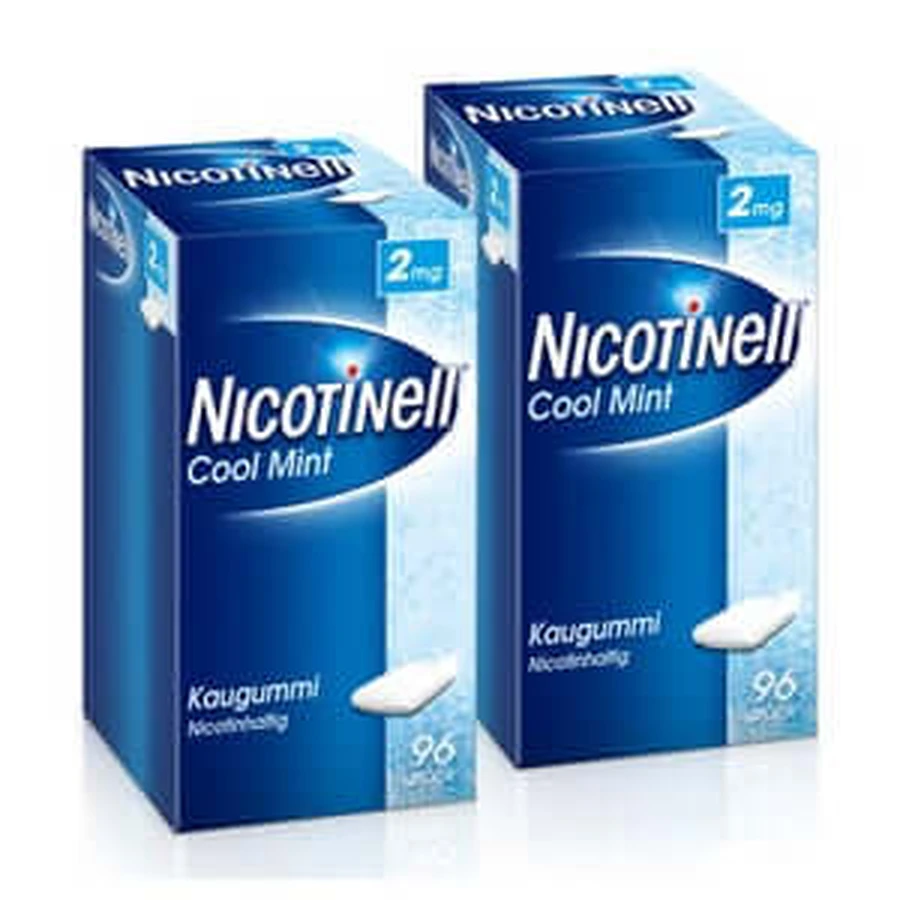 Nicotinell chicle 2 mg Cool Mint 2X96 unid.