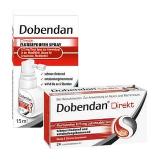 Dobendan Direkt - Set for sore throat 1 set