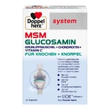 Double Heart MSM Glucosamine systeemcapsules 60 Capsules