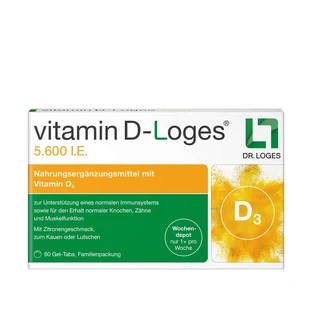 vitamina D-Loges 5,600 U.I. depozit săptămânal 60 buc.