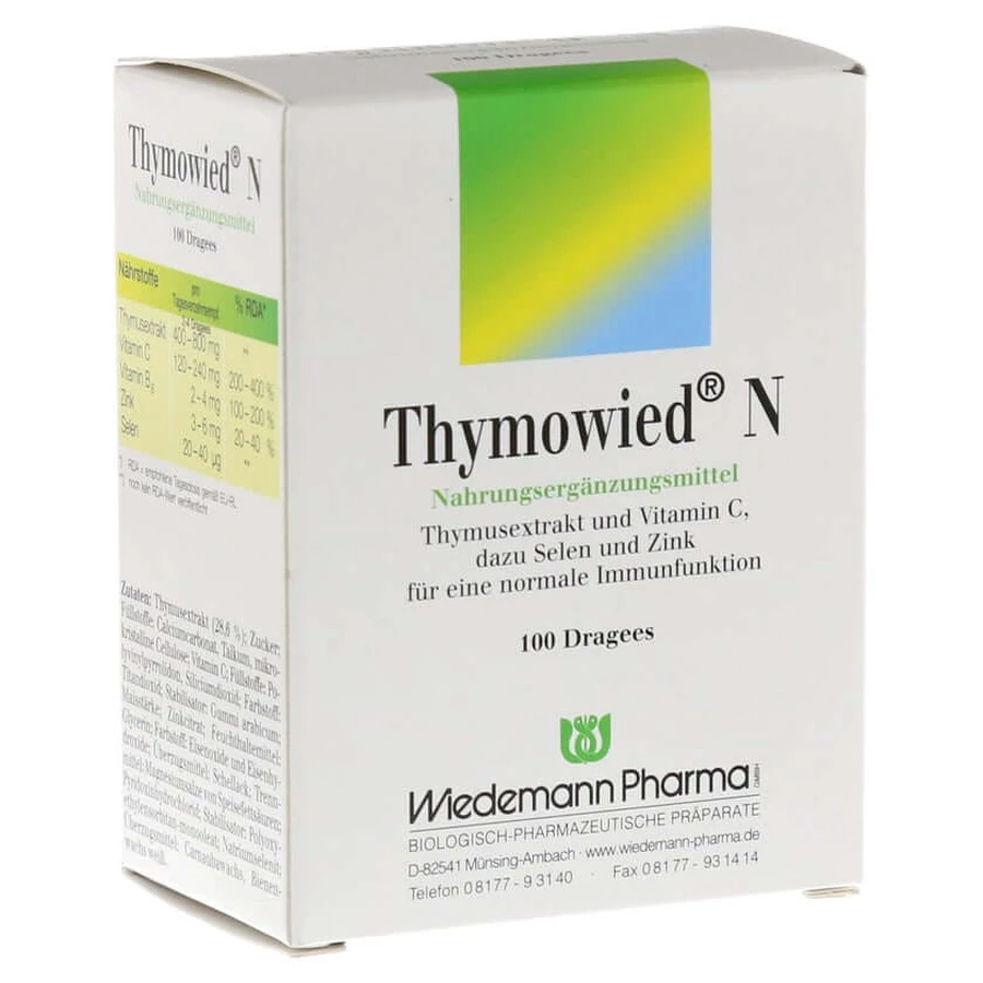 Thymowied N omhulde tabletten 100 St