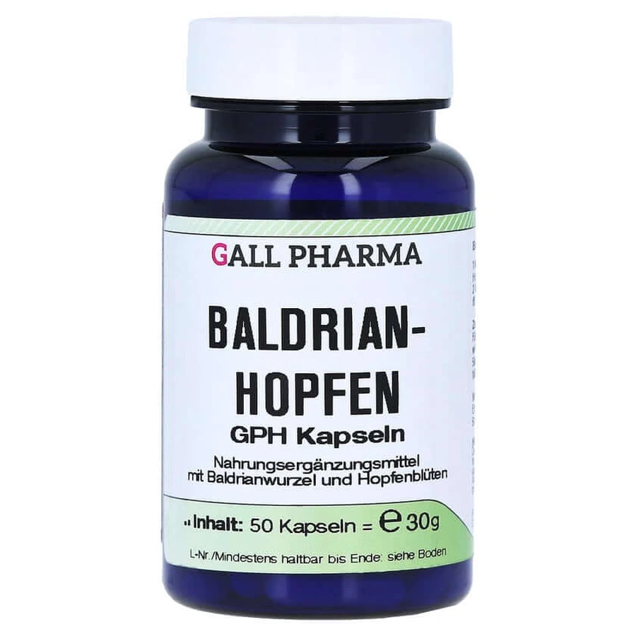 Valeriaan Hop GPH Capsules 50 Capsules