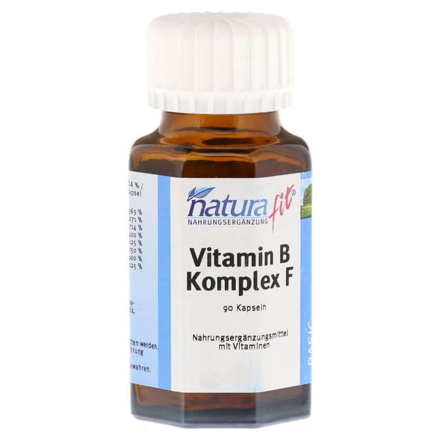 Naturafit Vitamin B Complex F Capsules 90 kapsułek: ceny i cechy