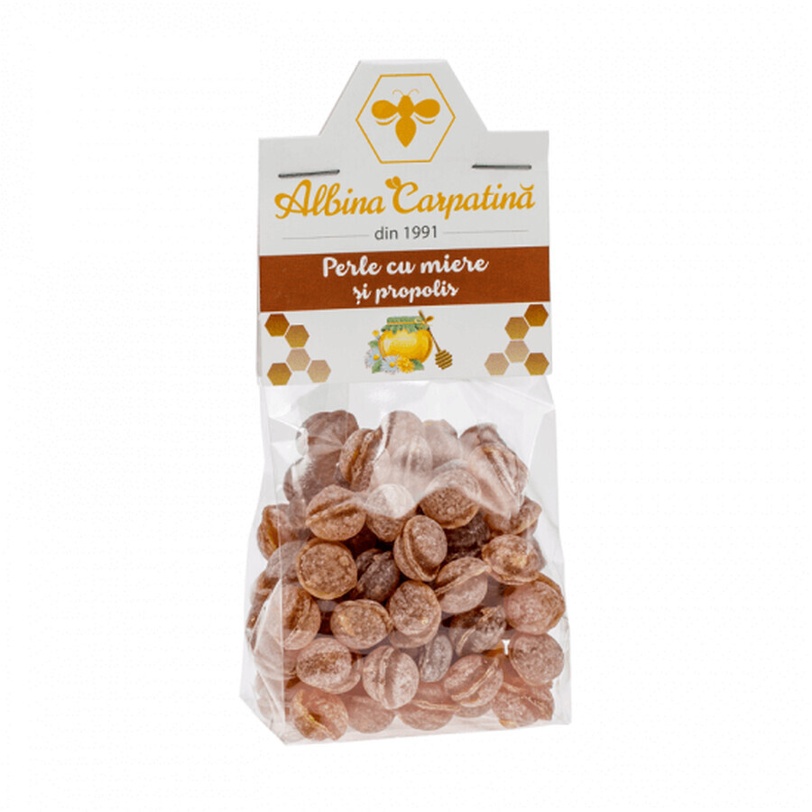 Perle cu miere si propolis, 100 g, Albina Carpatina